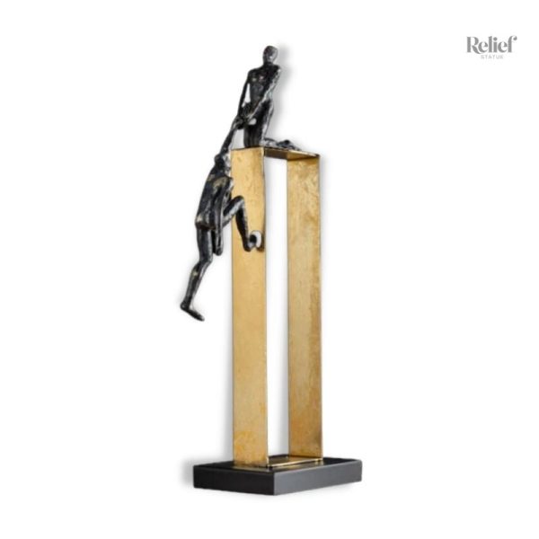 sculpture-acrobate-1 Statue Homme Acrobate Design en pose dynamique