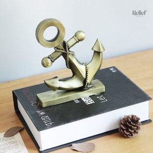 Ancre marine en métal pour la décoration intérieure