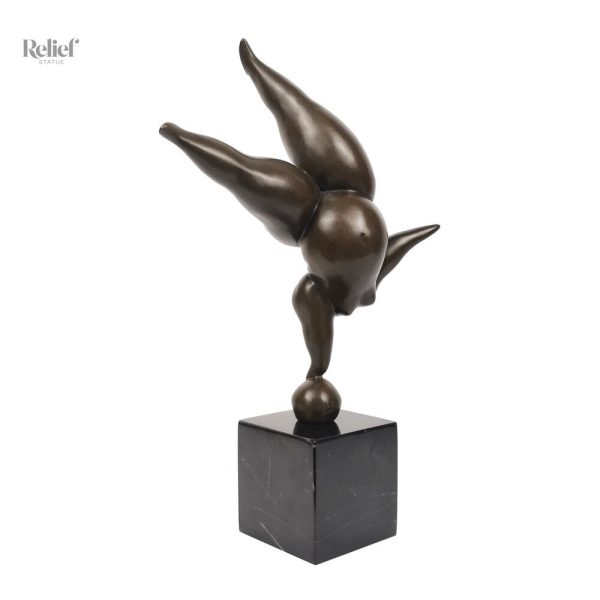 Statue de 34 cm, bronze véritable, inspiration Botero