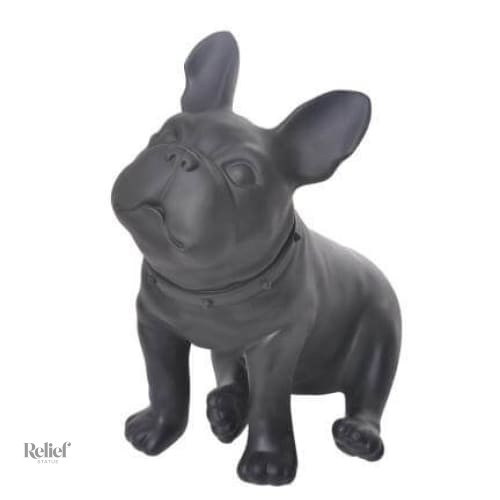 sculpture-bouledogue-resine-1 Statue Chien Bouledogue 33 cm, design élégant et moderne