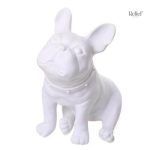 Décoration Bouledogue 33 cm, pièce artistique pour intérieur