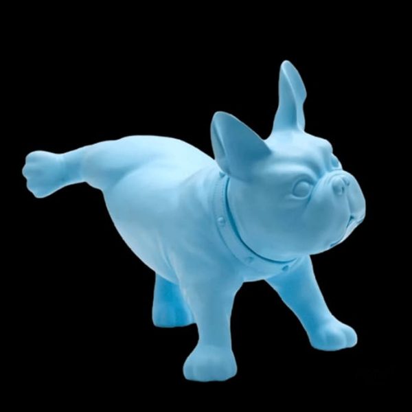Statue originale de Chien Bouledogue, élégante et expressive