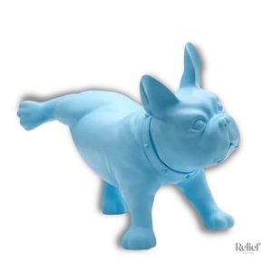 Statue en résine de Bouledogue, décoration canine unique