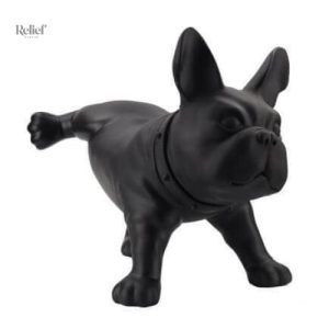 Statue 33 cm Bouledogue, pièce maîtresse pour intérieur