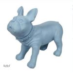Bouledogue en statue, 33 cm, ajout décoratif pour maison