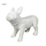 Figurine décorative Bouledogue, style chic pour salon