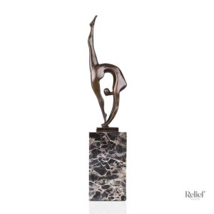 Sculpture bronze contemporaine danseuse élégante