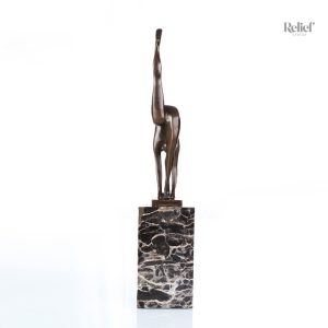 Art en bronze, représentation dynamique de la danse