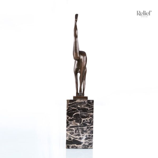 Art en bronze, représentation dynamique de la danse