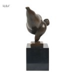 Sculpture ronde en bronze, décoration intérieure raffinée