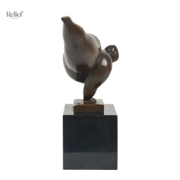 Sculpture ronde en bronze, décoration intérieure raffinée
