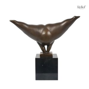 Femme en bronze 22 cm, statue artistique pour collection