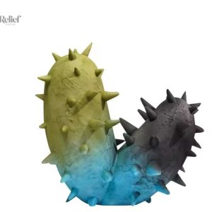 Sculpture Cactus Design en résine 36 cm