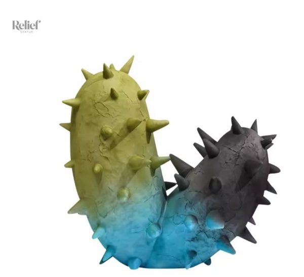 sculpture-cactus-design-en-resine-36-cm-1 Sculpture Cactus Design en résine 36 cm