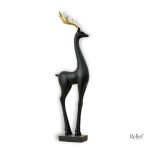 Statue de cerf design moderne et élégant