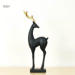 Statue cerf contemporaine pour salon chic