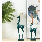 Statue cerf en matériaux de qualité supérieure