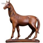 Cheval en résine 36 cm, décoration intérieure élégante