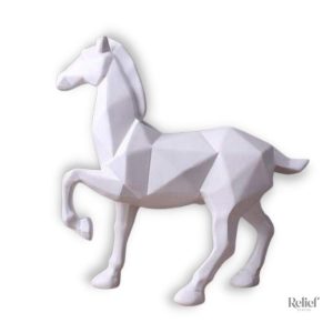 Statue Cheval Origami décorative en papier plié