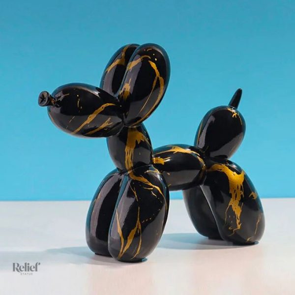 Sculpture artistique inspirée par un chien en ballon