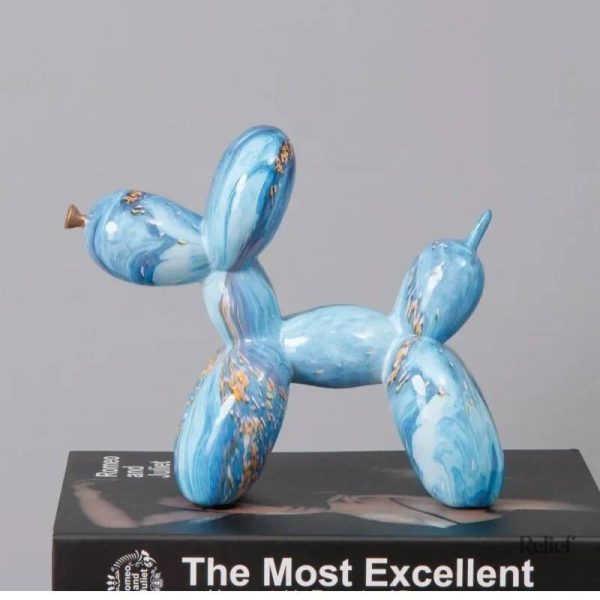 Sculpture contemporaine de chien en ballon