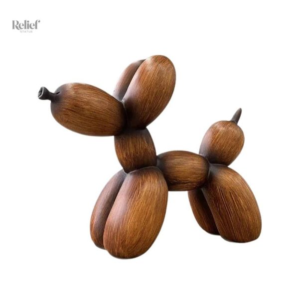 Sculpture de chien balloon, accent décoratif unique