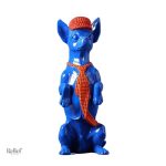 Figurine Chihuahua au design élégant pour décoration