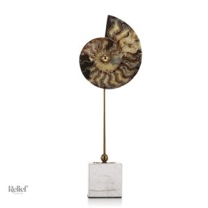 Sculpture moderne escargot, design artistique unique
