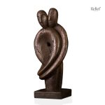 Sculpture Couple en Bronze véritable