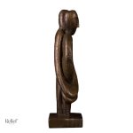 Statue en bronze représentant un couple élégant