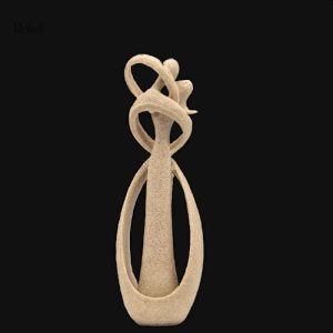 Sculpture décorative de couple, ajout charmant à votre intérieur