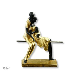 Sculpture Couple Moderne en design contemporain