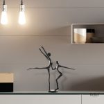 Figurine de danse classique, style raffiné, 29 cm