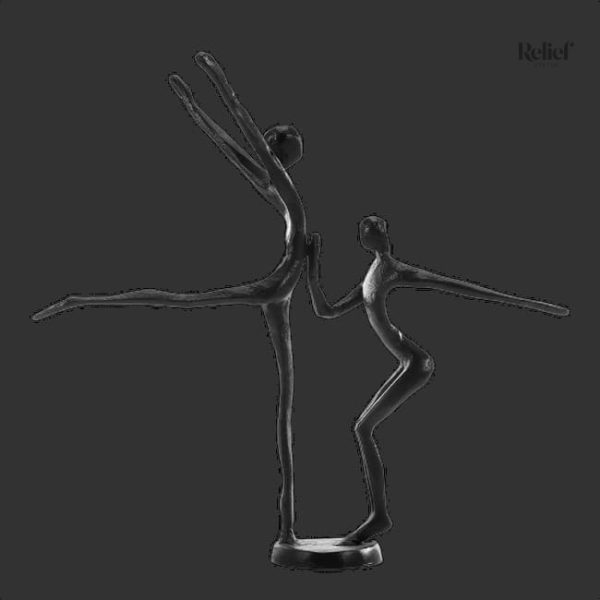 Statue décorative femme danse classique, 29 cm