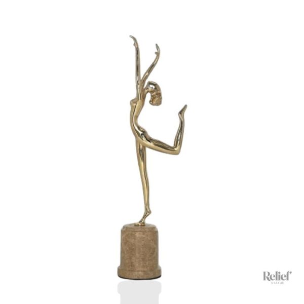 sculpture-danse-contemporaine-1 Statue design de femme danseuse, hauteur 30 cm