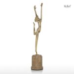 Femme danseuse en statue, élégance artistique de 30 cm