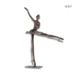 Statue Femme Danseuse Ballet 19/21 cm en résine