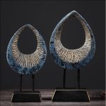 Statue design goutte contemporaine en sculpture