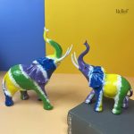 Éléphant en déco moderne, pièce maîtresse originale