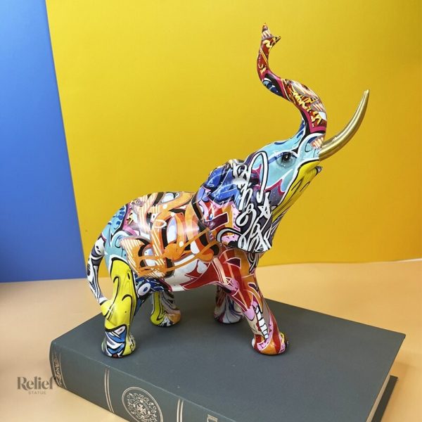 Éléphant artistique pour un intérieur élégant