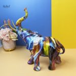 Éléphant décoratif, symbole de sagesse et force