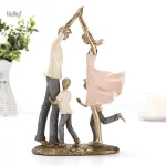 Art décoratif en forme de couple harmonieux
