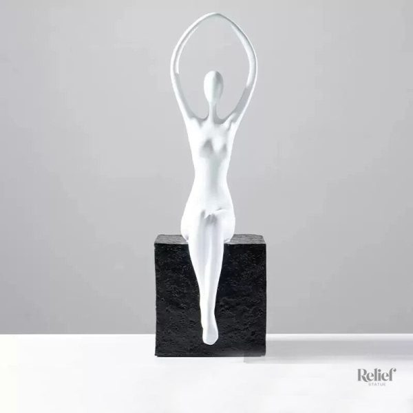 Statue femme artistique pour décoration intérieure