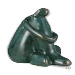 Statue Femme Ronde Penseur 26 cm en décoration intérieure