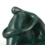 Artisanat moderne : statue femme ronde de 26 cm