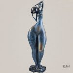 Sculpture de Statue Femme Ronde, design moderne