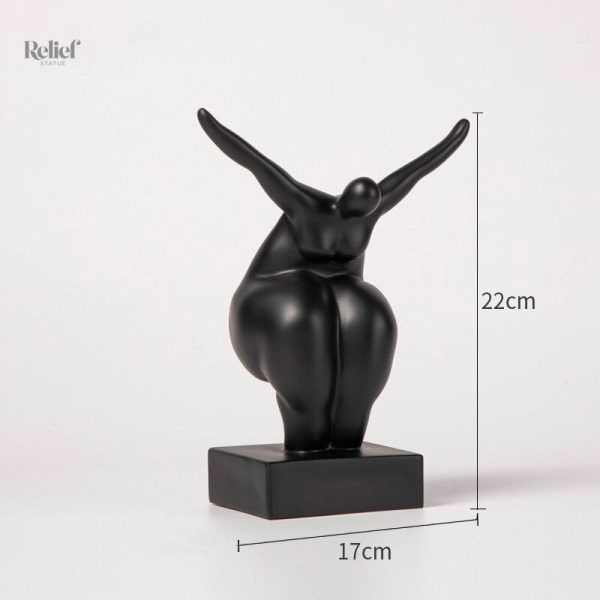 Sculpture décorative, représentation de la beauté féminine