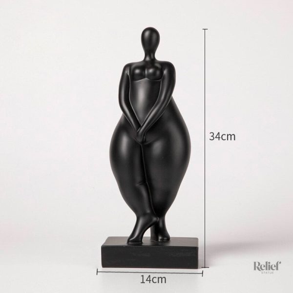 Sculpture en forme de Femme, design captivant