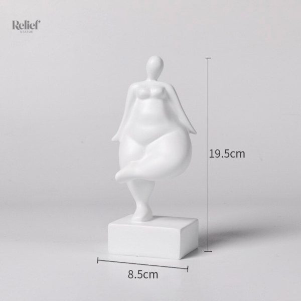 Sculpture Femme, statue en pose expressive et dynamique