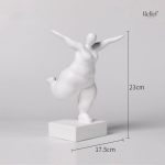 Statue Grosse Femme en résine, design contemporain